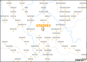 map of Endome II