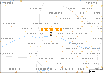 map of Endreiros