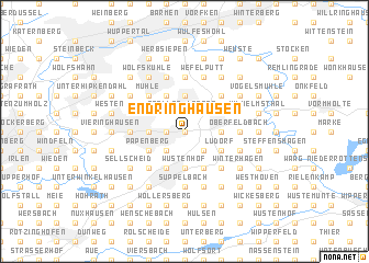 map of Endringhausen