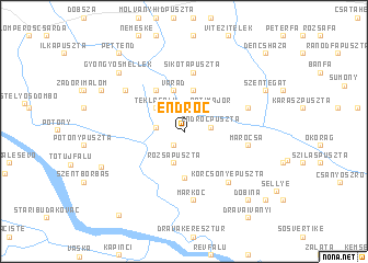 map of Endrőc