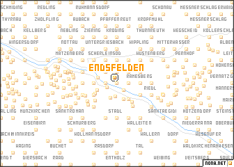 map of Endsfelden