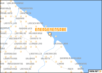 map of Enea de Mensabé