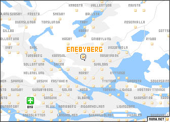 map of Enebyberg