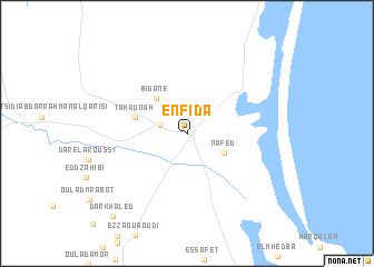 map of Enfida