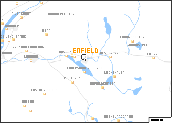 map of Enfield