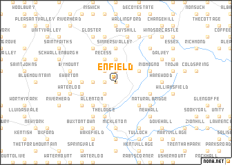 map of Enfield