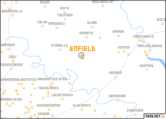 map of Enfield