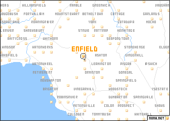 map of Enfield