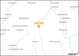 map of Enfiel