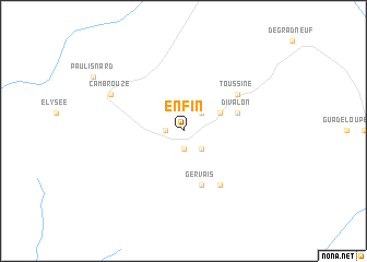 map of Enfin