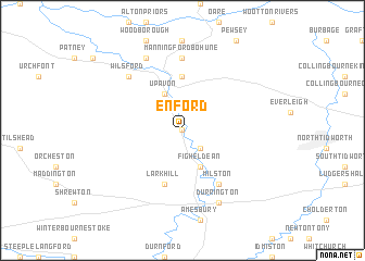 map of Enford