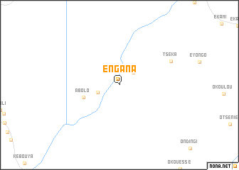map of Engana