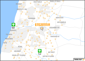 map of ‘En Gannim