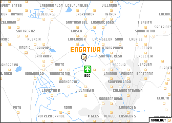 map of Engativá