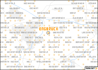 map of Engbrück
