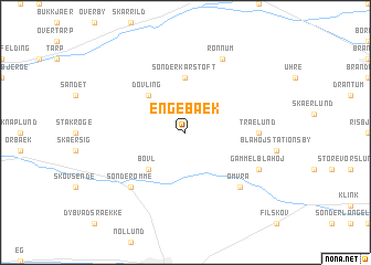 map of Engebæk