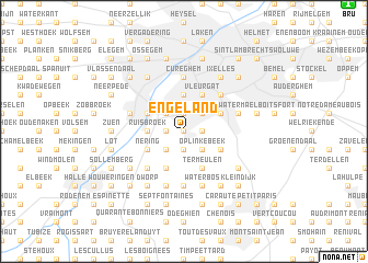 map of Engeland