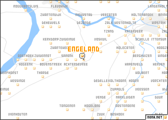 map of Engeland