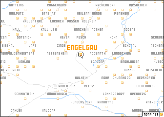 map of Engelgau