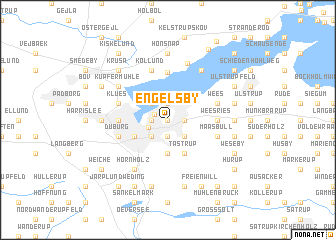 map of Engelsby