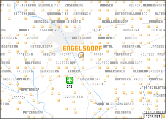 map of Engelsdorf