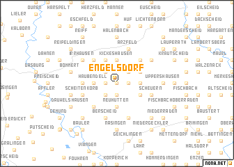 map of Engelsdorf