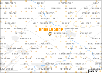 map of Engelsdorf