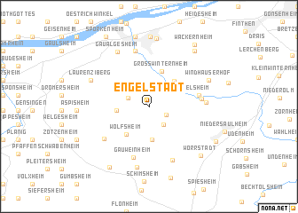 map of Engelstadt