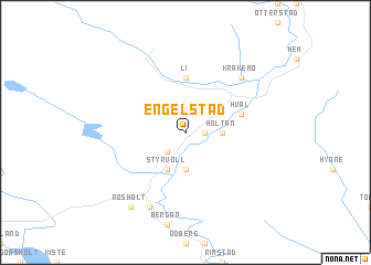 map of Engelstad