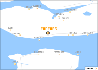 map of Engenes