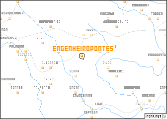 map of Engenheiro Pontes