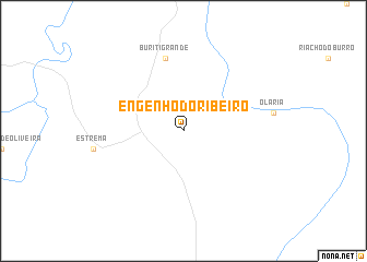 map of Engenho do Ribeiro