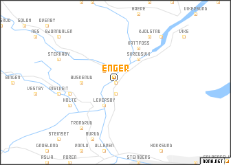 map of Enger