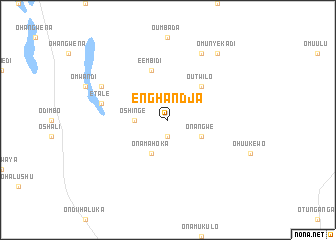 map of Enghandja