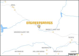 map of Engineer Springs