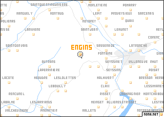 map of Engins