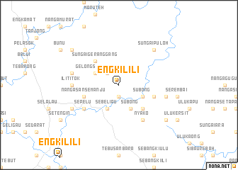 map of Engkilili