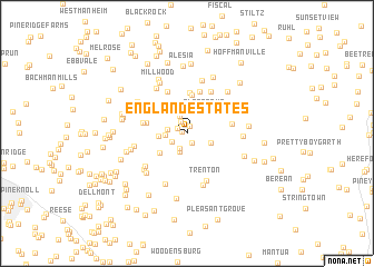 map of England Estates