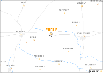 map of Engle