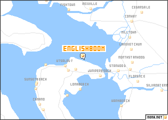 map of English Boom