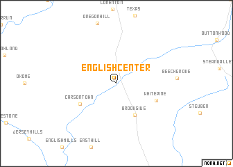 map of English Center