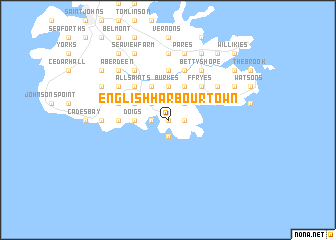 map of English Harbour Town