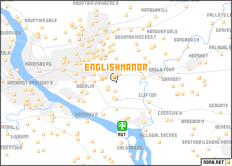 map of English Manor