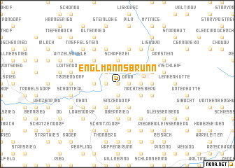 map of Englmannsbrunn