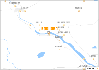 map of Engmoen