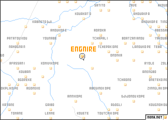 map of Engniré