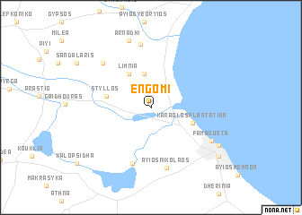 map of Engomi