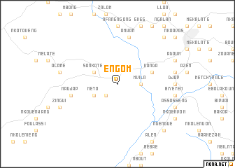 map of Engom