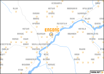 map of Engong