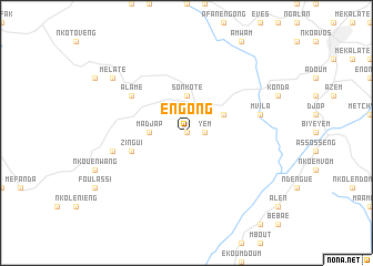 map of Engong